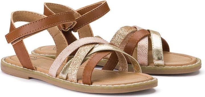 Image du produit La Redoute Collections Sandales tressées avec lanières velcro (34)