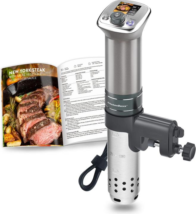 KitchenBoss G320 Pro Silberfarben Sous Vide