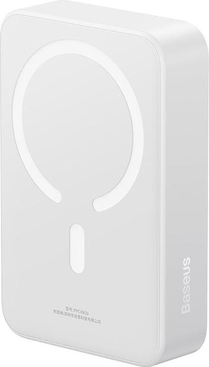 Image du produit Baseus Banque d'alimentation Magnetic Mini 20000mAh 20W (blanc) (20000 mAh, 20 W, 74 Wh)