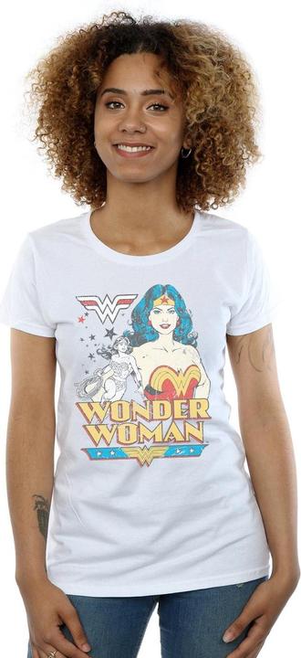 Actual product image Womens/Ladies Wonder Woman Posing Cotton T-Shirt (M)