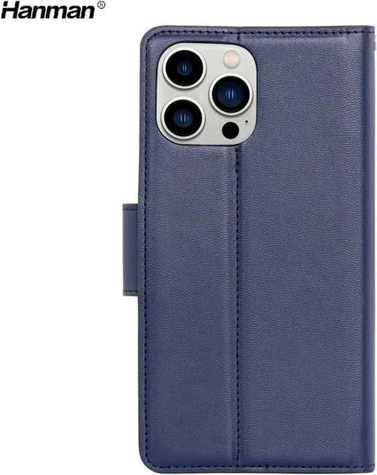 Produktbild Hanman Apple iPhone 11 Pro - Mill Flip Case mit 3 Kartenfächern, dunkelblau (Apple iPhone 11 Pro)