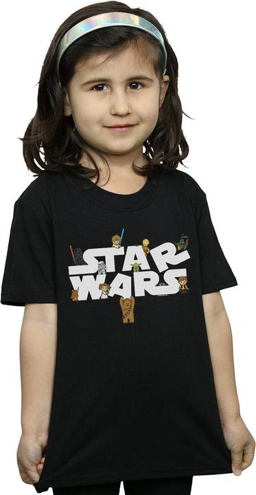 Image du produit Star Wars - T-shirt KIDDIE LOGO - Fille (152, 158)