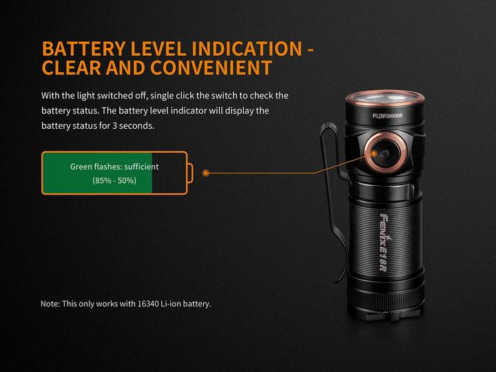 Produktbild Fenix E18R (6.60 cm, 750 lm)