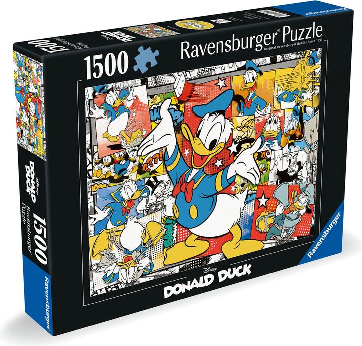 Actual product image Ravensburger Puzzle 12001220 - Donald Duck - 1500 pieces Disney jigsaw puzzle for adults and children from (1500 pieces)