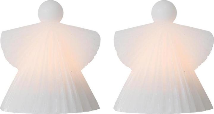 Actual product image Sirius LED angel Asta, Ø 9.2 x H 10 cm, set of 2