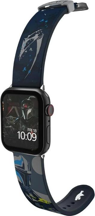 Actual product image Moby Fox Bracelet Smartwatch Star Wars Beskar Armor 22 mm (22 mm, Silicone, Stainless steel, Apple Watch)
