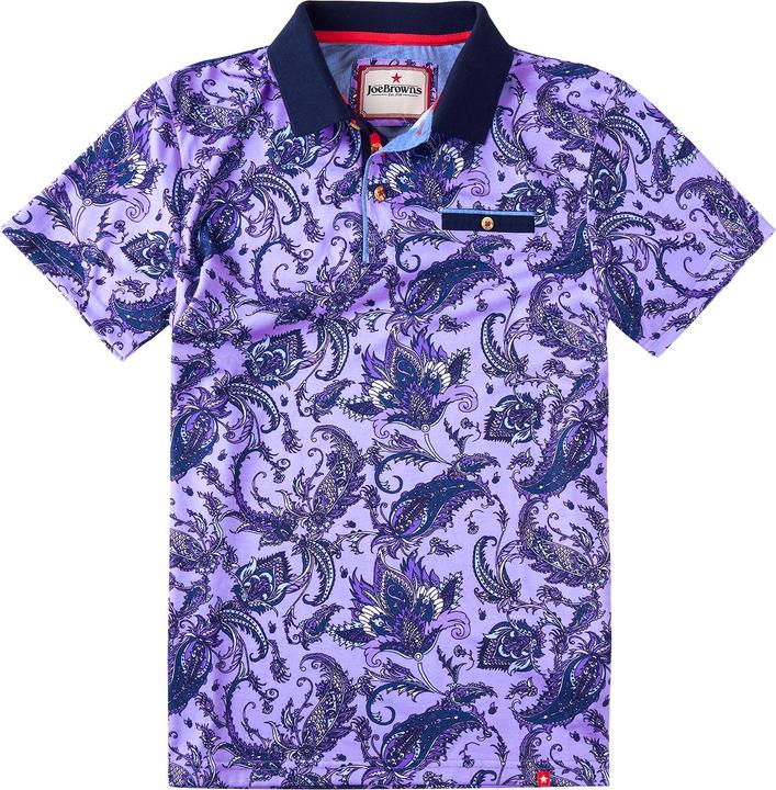 Joe Browns Paisley Print Polo Shirt
