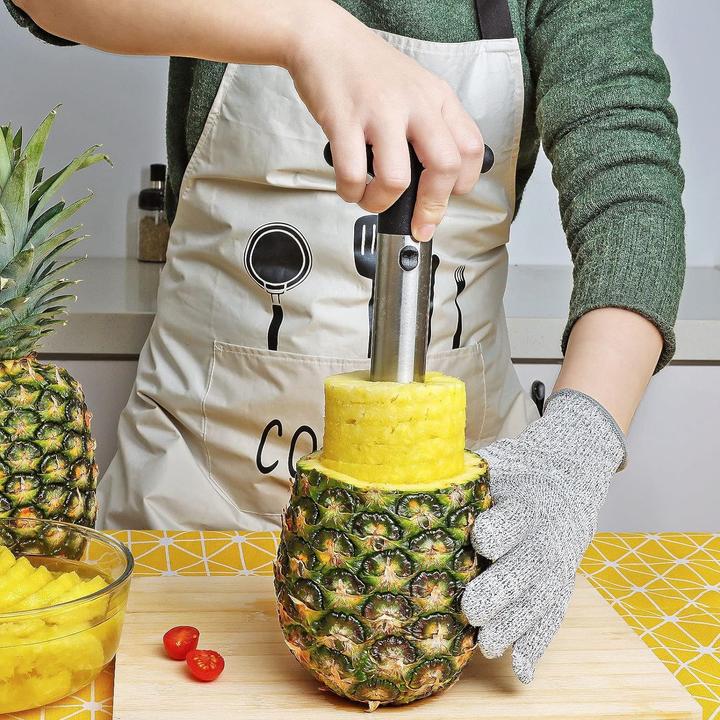 Immagine prodotto ASMI Taglia ananas in acciaio inossidabile, affetta ananas nero