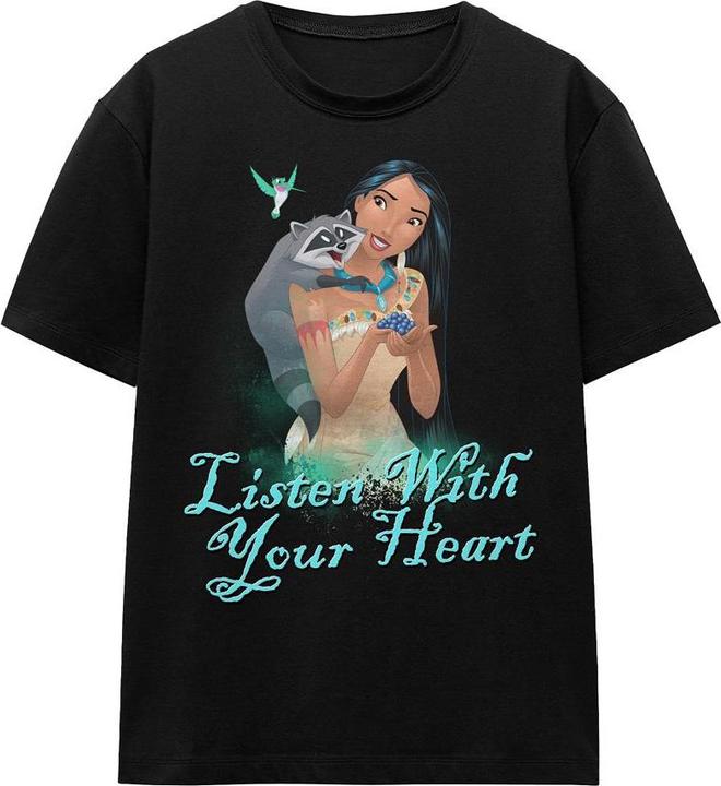 Immagine prodotto Disney Listen With Your Heart Maglietta Adulto Unisex (M)