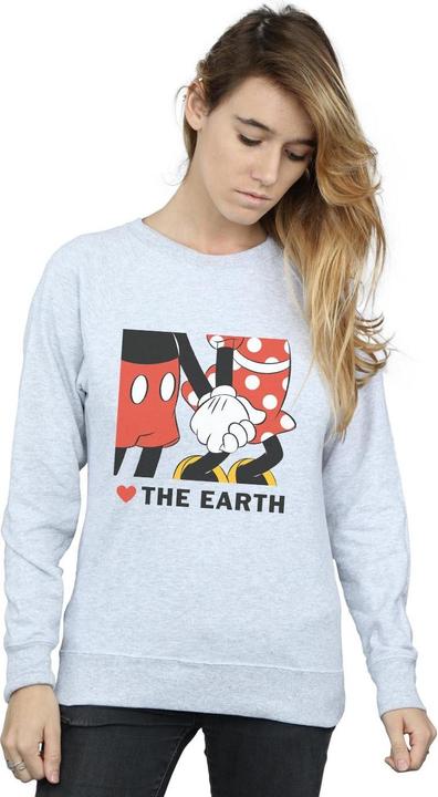 Produktbild Disney Mickey Mouse Heart The Earth Sweatshirt (M)