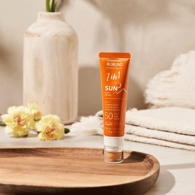 Produktbild Annemarie Börlind 2in1 Sonnencr Lichtschutzfaktor 50 (Sonnencreme, SPF 50, 30 ml, 30 g)