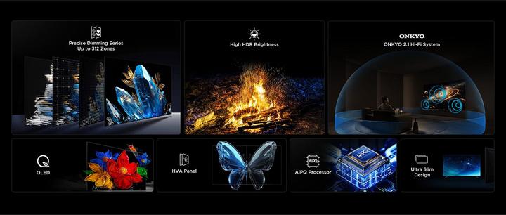 Produktbild TCL 85Q6C (85", Mini-LED, 4K, 2025)