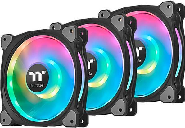 Produktbild Thermaltake Riing Duo 12 RGB LED-Lüfter - 120mm 3er Set (120 mm, 3 x)