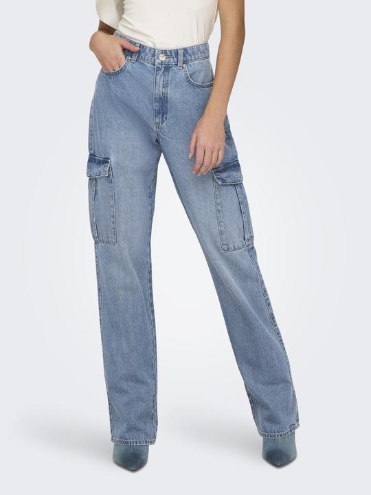 Produktbild Only Gerade geschnitten Hohe Taille Jeans Straight-Fit jeans (W31/L30)
