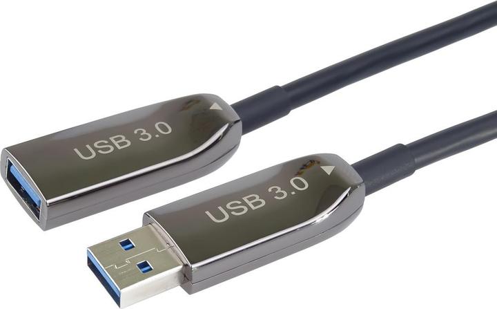 Produktbild PremiumCord USB 3.0 prodlužovací optický AOC kabel A/Male - A/Female 10m (10 m, USB 3.2 Gen 1)