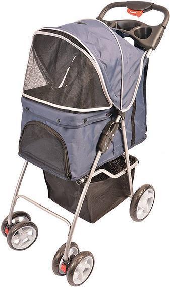 Image du produit Duvoplus Poussette PET BUGGY, 4 roues, 80x46x100cm (Chien, Chat, Pliable)
