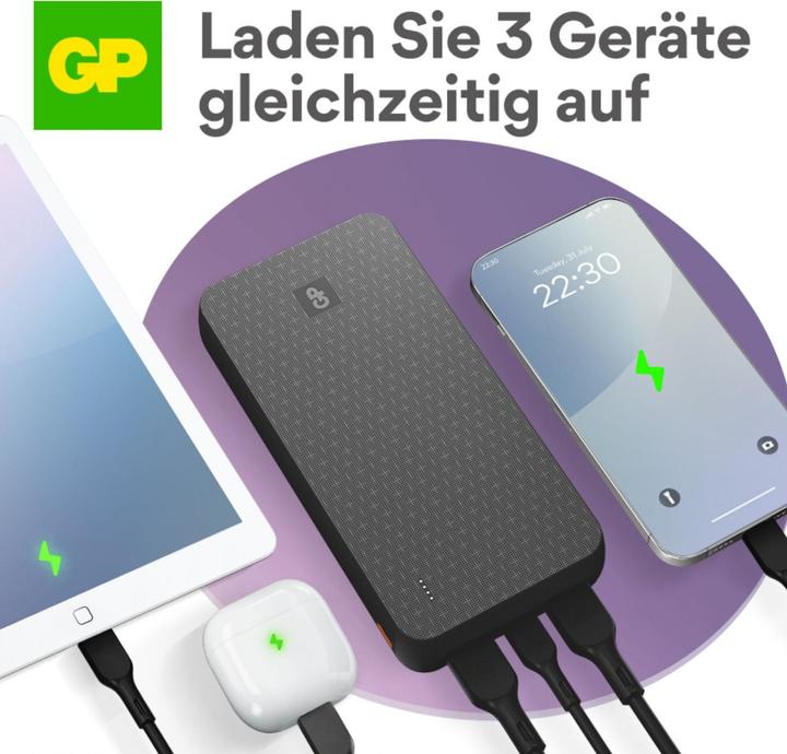 Actual product image GP Batteries GP PowerBank B+ Series 20000 mAh black (20000 mAh)