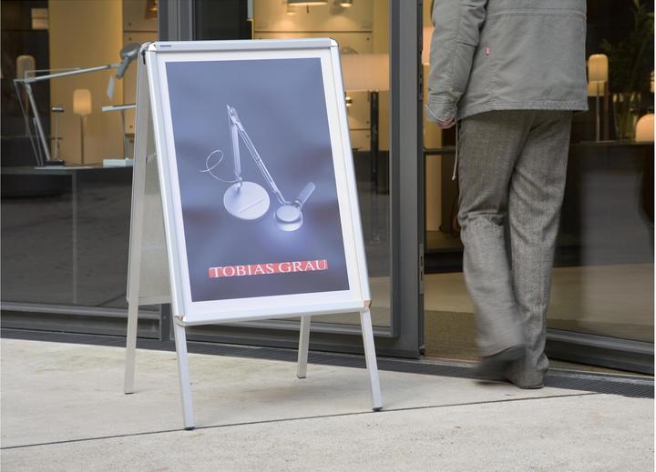 Actual product image Franken poster stand "Standard", DIN A2, 420 x 594 mm (A2)