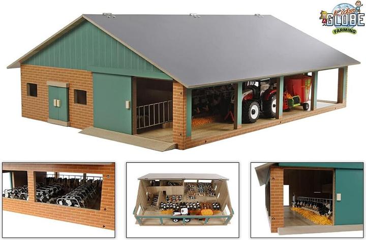 Image du produit Sombo Cubicle Bois stable avec unité de traite 1:33
