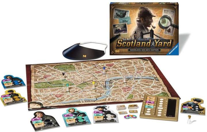 Actual product image Ravensburger Sherlock Holmes Scotland Yard (German, Italian, Dutch, English, French)