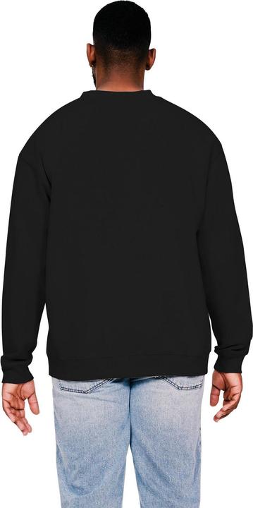 Actual product image Universal Textiles Mens Ringspun Cotton Extended Neckline Oversized Sweatshirt (L)