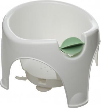 Actual product image Thermobaby Aquafun bathing ring white with green toy