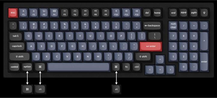 Produktbild Keychron K4 Pro (US, Kabellos, Kabelgebunden)