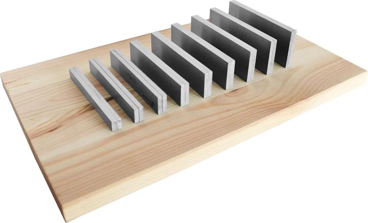 Actual product image Paulimot Parallelunterlagen-Set 18-teilig Länge 100 mm, Breite 4 mm