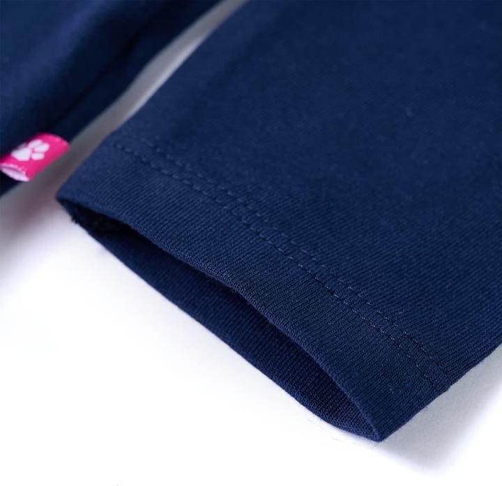 Immagine prodotto VidaXL Camicia da bambino a maniche lunghe blu navy 128,Materiale: 95 % cotone (128)