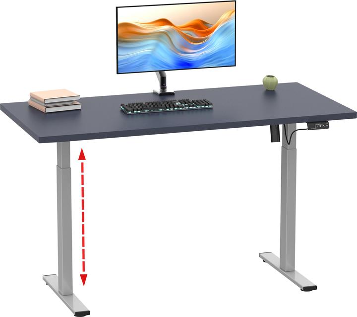 Image du produit VCM Bureau réglable Lona 110x80 si (110 x 80 x 120 cm)