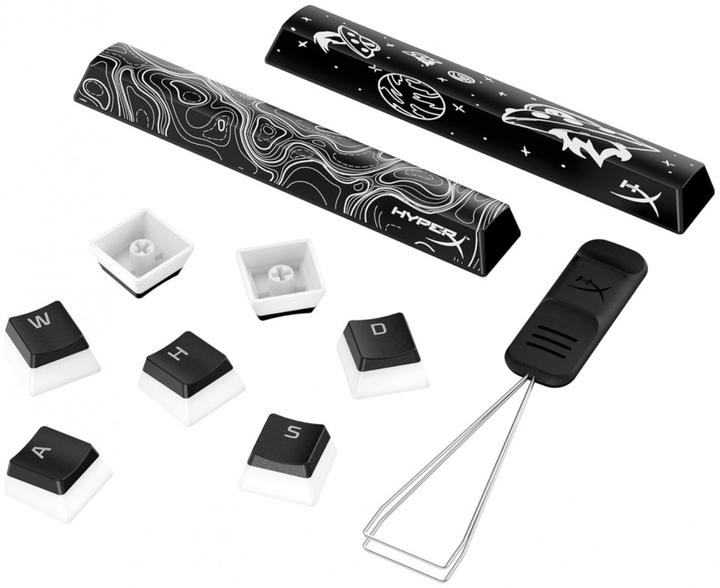 Immagine prodotto HyperX Pudding Keycaps 2 Set completo di 112 chiavi PBT - Nero (layout USA) 7G8K1AA