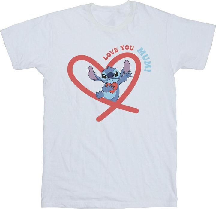 Image du produit Disney - T-shirt LILO & STITCH LOVE YOU MUM - Homme (S)