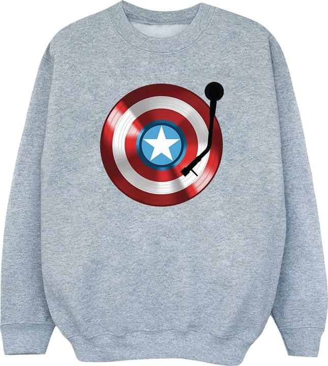Image du produit - Sweat CAPTAIN AMERICA TURNTABLE - Garçon (152, 158)