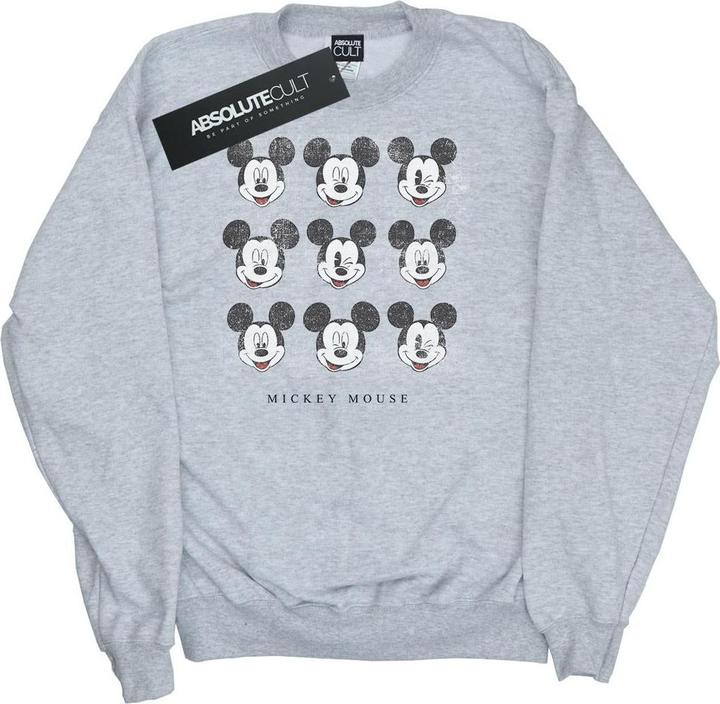 Actual product image Disney Girls Mickey Mouse Wink And Smile Sweatshirt (152, 158)