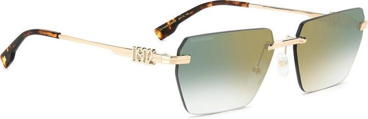 Produktbild Dsquared2 D2 0102/s Ovales Metall mit Spiegelbrillen Männern Sonnenbrille