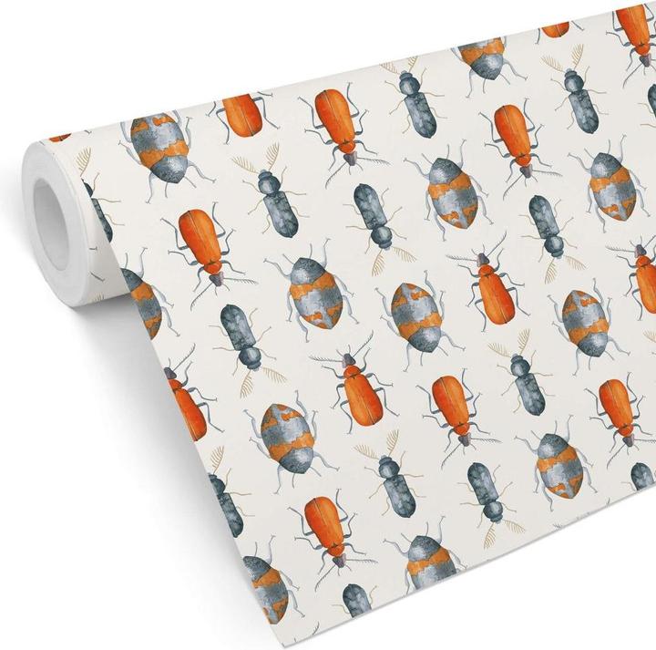 Produktbild Trenddeko Bunte Käfer - orange (1008 x 48 cm)