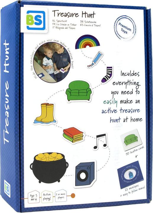 Actual product image BS treasure hunt (German, French, Italian, English)