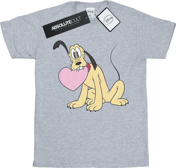 Immagine prodotto Disney Pluto Love Heart Maglietta Ampia Donna (M)