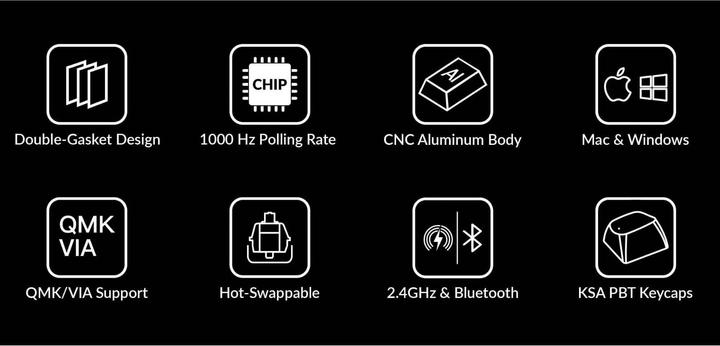 Actual product image Keychron Q1 Max (US, Cable, Wireless)