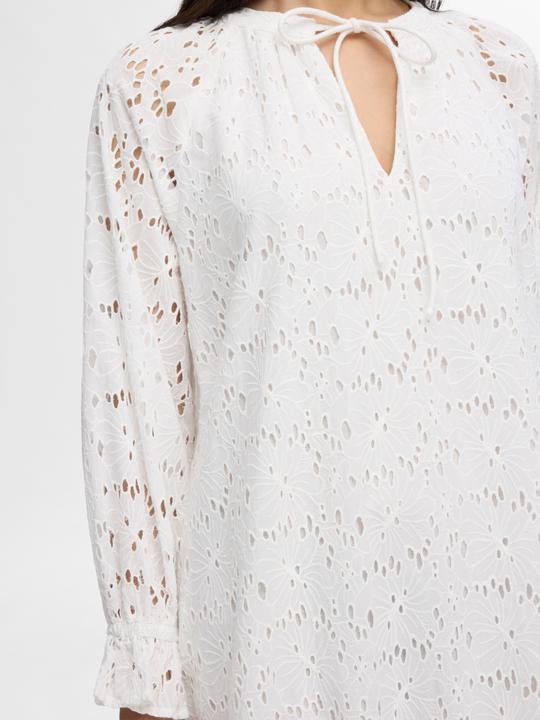 Image du produit Selected Femme Broderie Anglaise Robe midi (40)