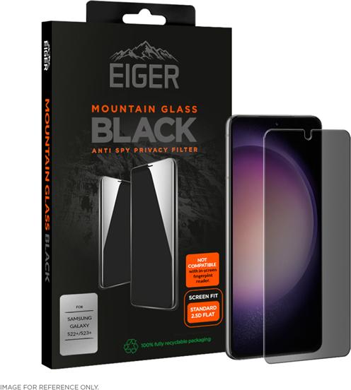 Immagine prodotto Eiger Mountain Glass Black (1 Pezzo/i, Samsung Galaxy S23+)