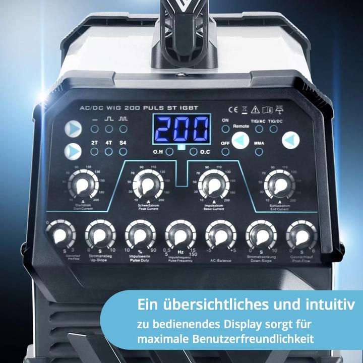 Actual product image Stahlwerk Welding machine AC/DC TIG 200 Pulse ST IGBT fully equipped
