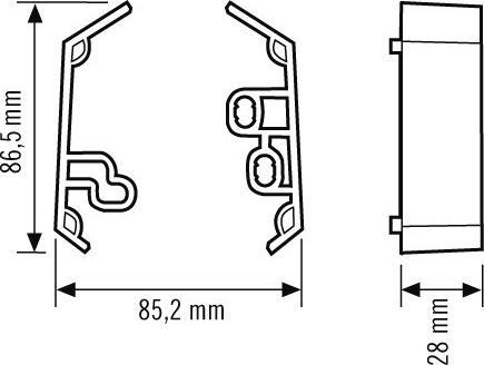 Actual product image Esylux DEFENSOR SPACER AN Spacer for Se