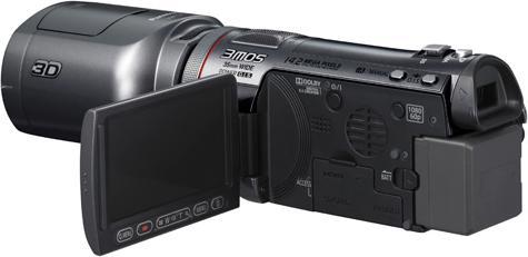 Actual product image Panasonic HDC-SDT750, 3D Full-HD Flash Camcorder, Black