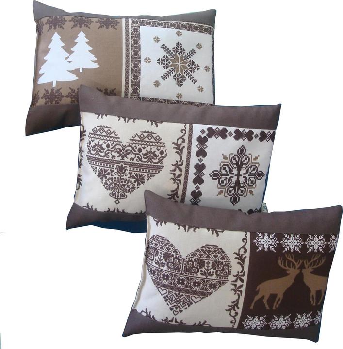 Actual product image Himmelgrün Kirschkernkissen Winterwald (30 x 22 cm)