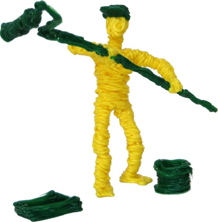 Actual product image 3Doodler PL05-DUCK 3D Printing Material Polyactic Acid (PLA) (PLA, 3 mm, 2 g, Yellow)