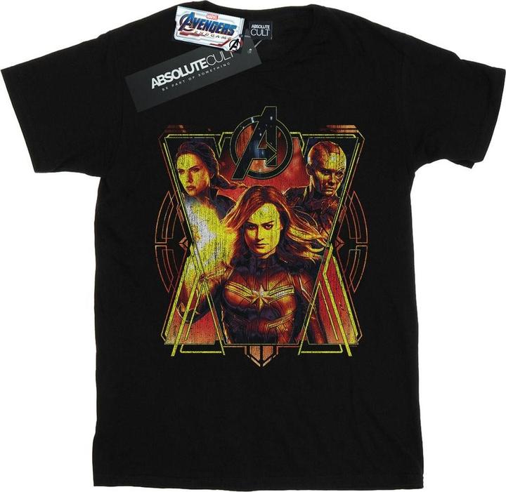 Avengers Endgame Distressed Sunburst TShirt
