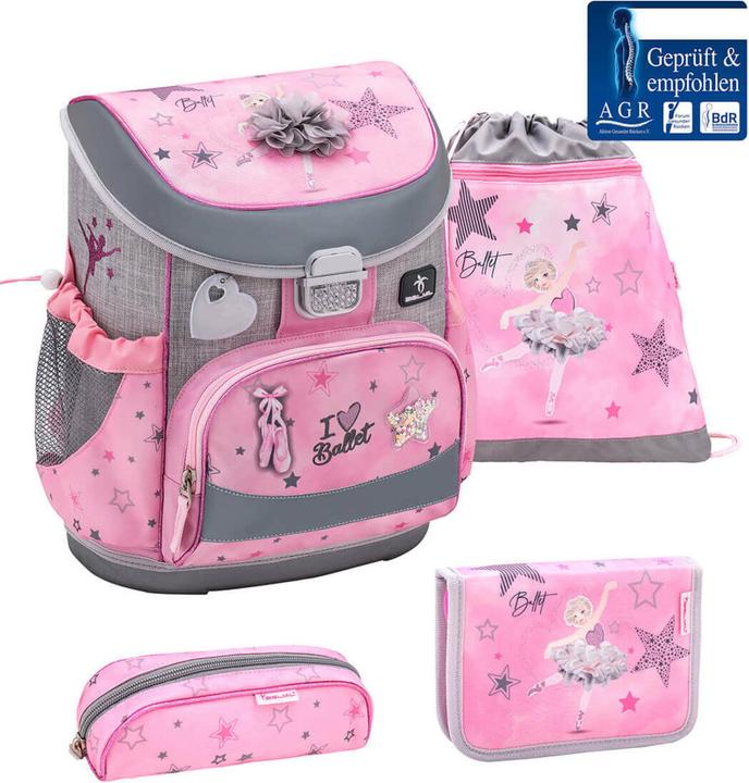 Actual product image Belmil MINI FIT School Backpack 4-piece Set Ballet Light (17 l)