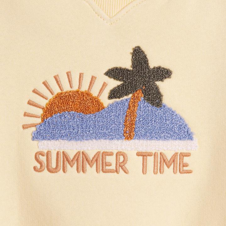Produktbild La Redoute Collections Sweatshirt mit Stickerei und Rundhalsausschnitt (102)