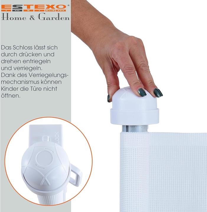 Actual product image Estexo Staircase protection roller blind (140 cm)
